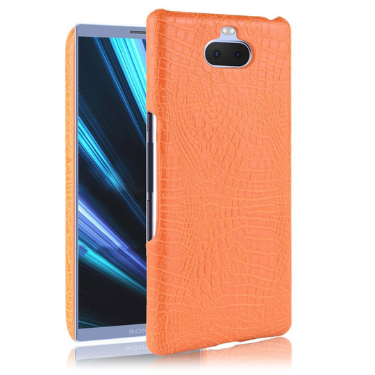 Sony Xperia 10 Plus crocodile case - Orange