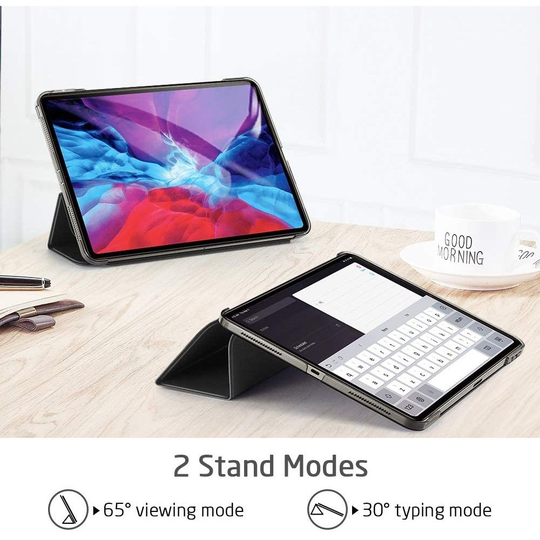 ESR Yippee Apple iPad Pro 12.9 2018 / 2020 Suojakotelo musta"
