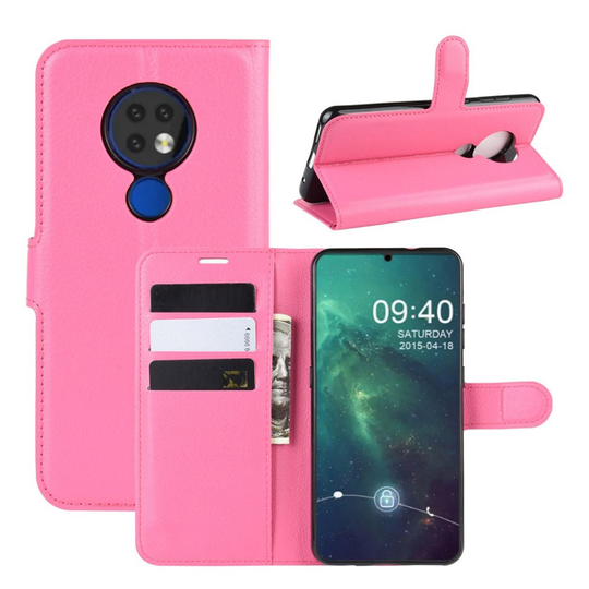 Classic Nokia 6.2 flip kuoret - Ruusu