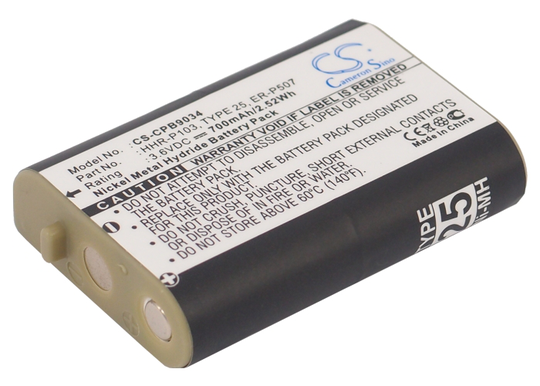 Panasonic KX-GA271W KXTD7680 KX-TD7680 Langaton puheline Akku