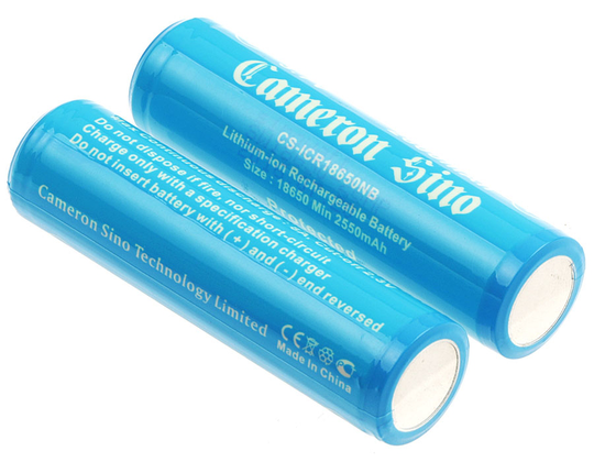 Cameron Sino / Samsung 18650 Li-ion Akku 2kpl 2600mAh
