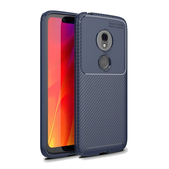 Motorola Moto G7 Play carbon anti-drop case - Blue