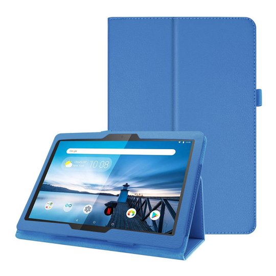 Lenovo Tab P10 litsi nahkainen suojakotelo - Vaaleansininen
