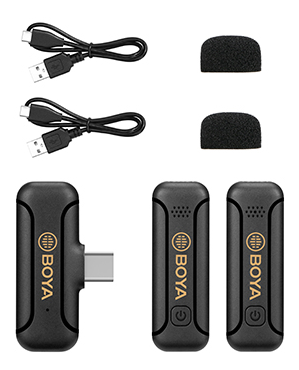 2.4G Mini Wireless Microphone For IPhone 1+2