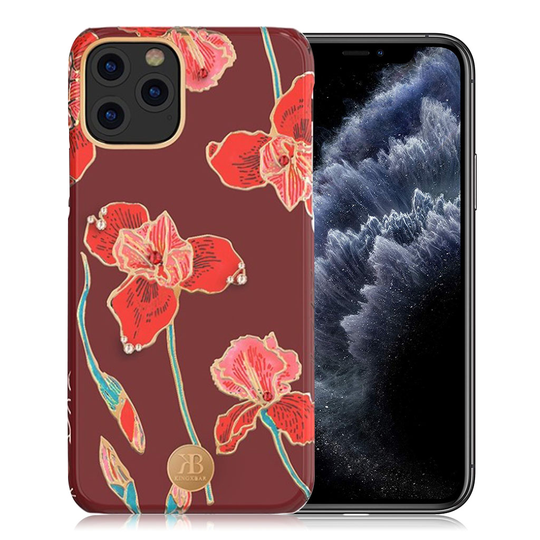 Kingxbar iPhone 11 Pro Blossom Swarovski Case - Kapok
