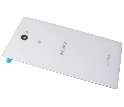 Akkukansi / Takakansi Sony D2302 Xperia M2 Dual/ D2303/ D2305/ D2306 Xperia M2 - valkoinen