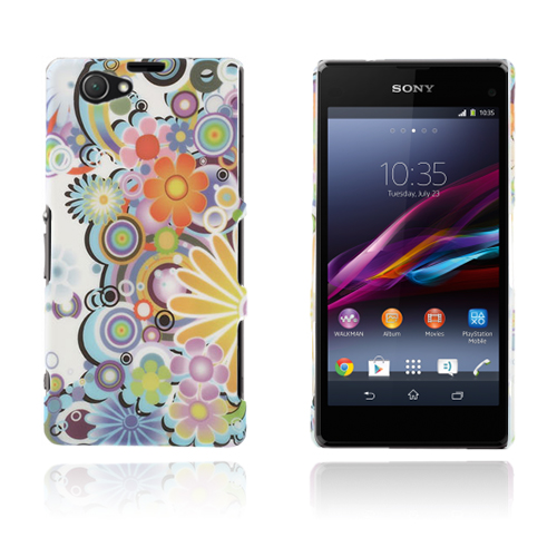 Valentine (Värikkäät kukat) Sony Xperia Z1 Compact Suojakuori
