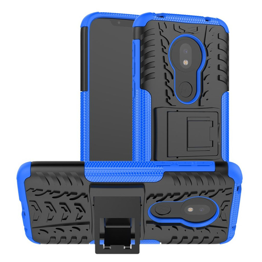 Offroad Motorola Moto G7 Play kuoret - Sininen