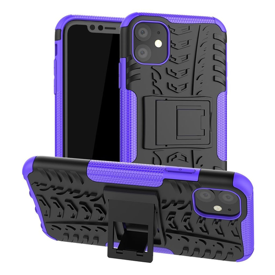 Offroad iPhone 11 kuoret - Musta / Violetti