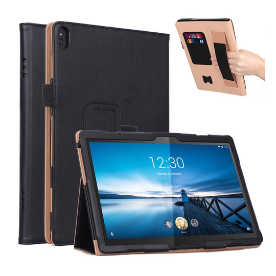 Lenovo Tab P10 leather case - Black