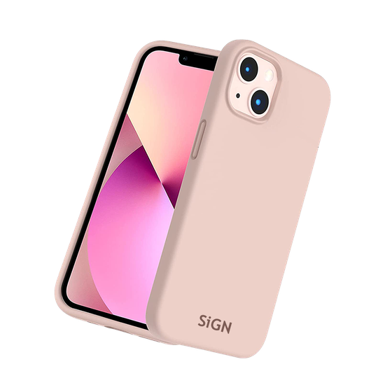 Liquid Silicone Case For IPhone 14 Plus - Sand Pink