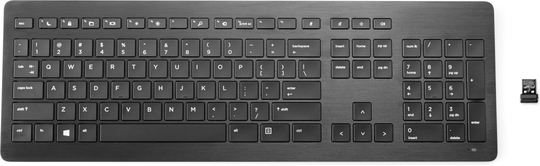 HP WLess Premium Keyboard FIN