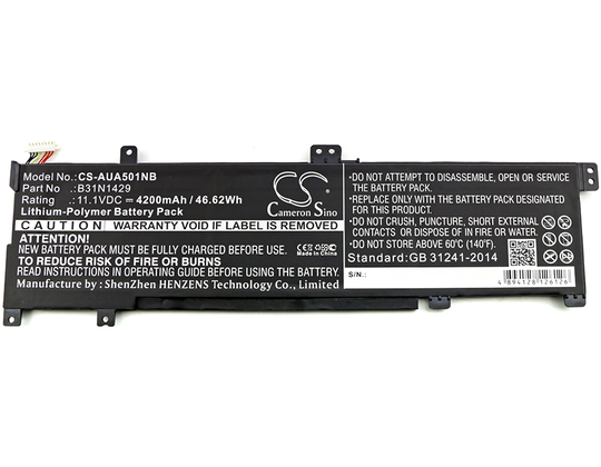 Asus Vivobook A501L akku 4200 mAh