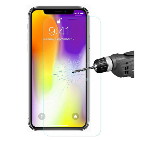 iPhone Xs Max HAT PRINCE Karkaistu lasinen kestävä näyttö suojakalvo - Transparentti