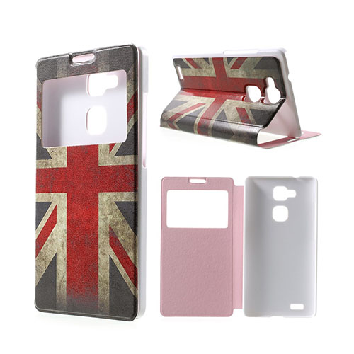 Moberg View Huawei Ascend Mate7 Suojakotelo - Britannian Lippu