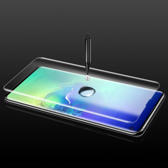 NADUNX Curved Glass UV Full Glue / Iskunkestävä Panssarilasi Oneplus 7 Pro UV Full Glue