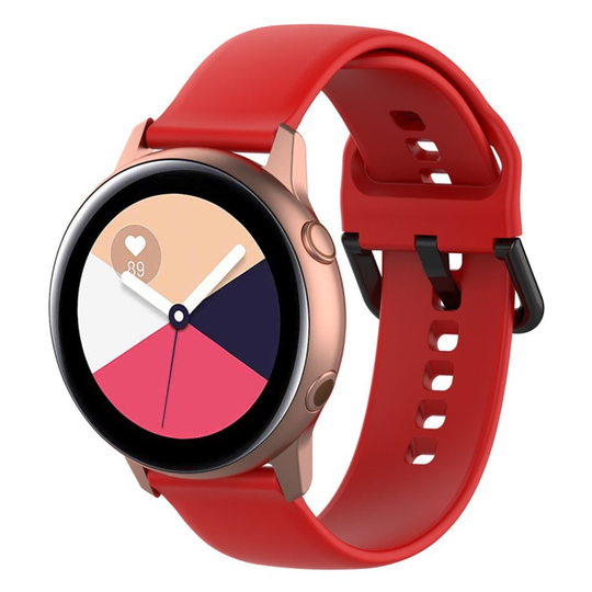 Samsung Galaxy Watch Active silicone watch band - Red
