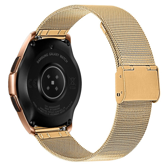 Samsung Galaxy Watch (46mm) milanese stainless steel watch band - Gold