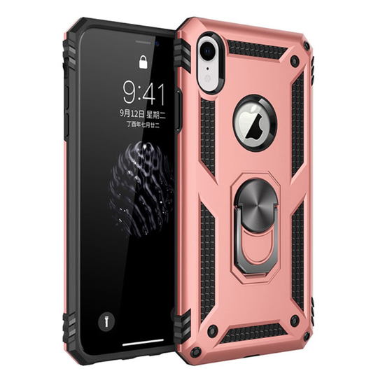 Bofink Combat iPhone Xr kuoret - Ruusukulta