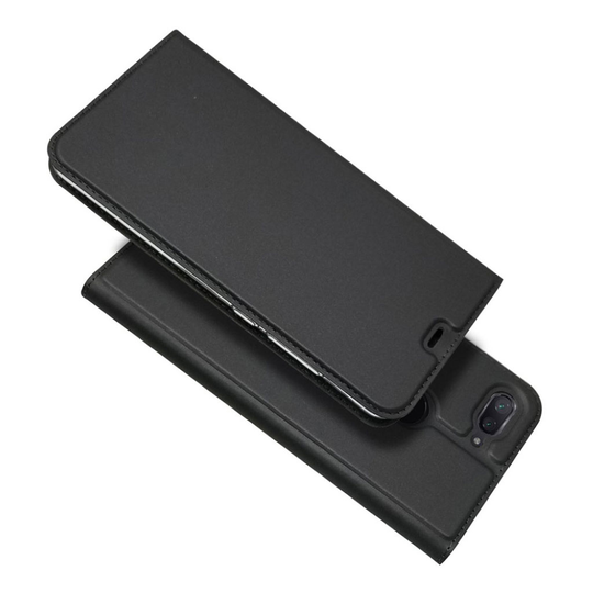 Xiaomi Mi 8 Lite auto-absorb nahkainen suojakotelo - Musta