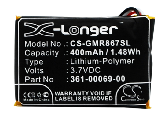 Garmin 010-11867-10 010-11925-00 Barklimiter bark control colla Koiratutkan Akku