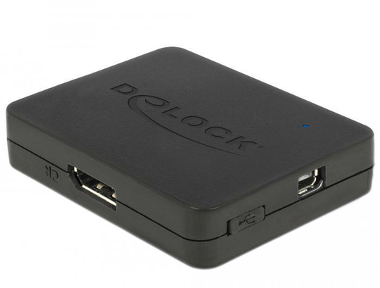 DisplayPort 1.2 Splitter 1xminiDisplayPort In>DisplPort HDMI