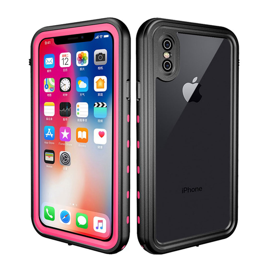 iPhone Xs Max REDPEPPER hybriidi muovinen isku ja naarmu kestävä suojakuori - Ruusu