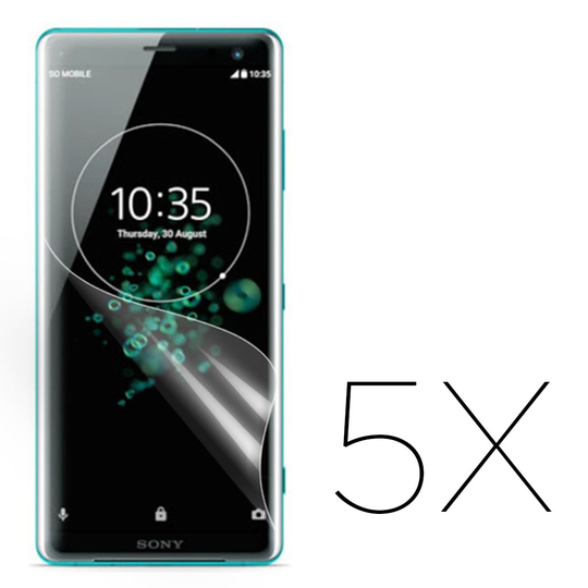 Sony Xperia XZ3 kristalli kirkas LCD näyttö suojakalvo - Transparentti 5kpl/ setti