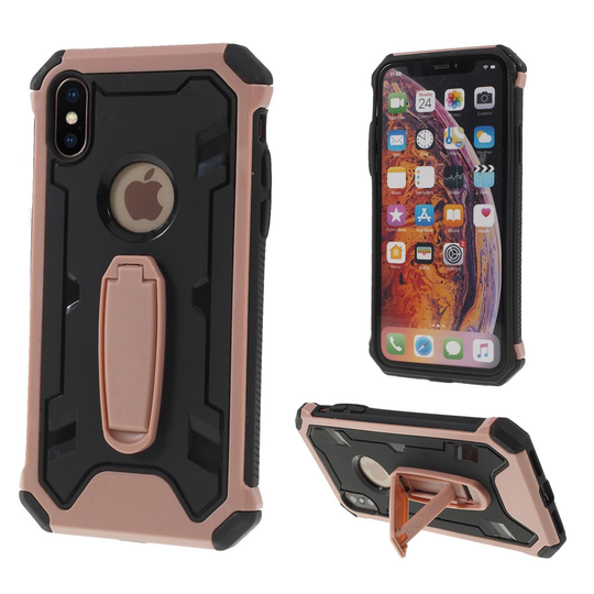 iPhone Xs Max shock resistant combo case - Pink