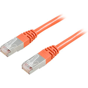 Laitekaapeli, F/UTP Cat6, 5 M, 250 MHz, Delta-sertifioitu, LSZH, Oranssi