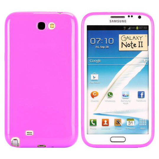 Candy Colors (Vaaleanvioletti) Samsung Galaxy Note 2 Silikonikuori
