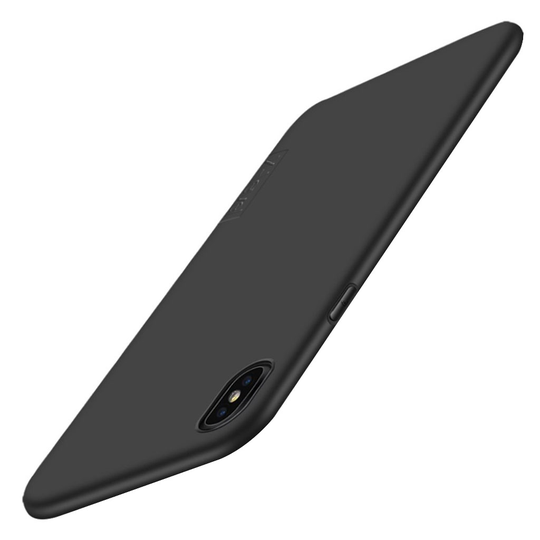 iPhone Xr X-LEVEL Suoja Sarja Matta Pintainen Pehmeä Muovinen Taksuoja Kuori - Musta