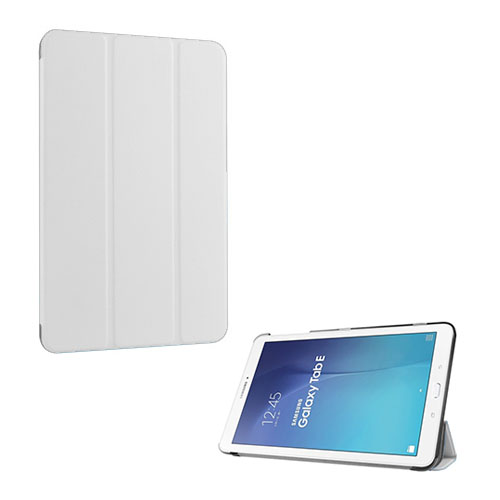 Gaarder Lines Samsung Galaxy Tab E 9.6 Nahkakotelo Standillä - Valkoinen