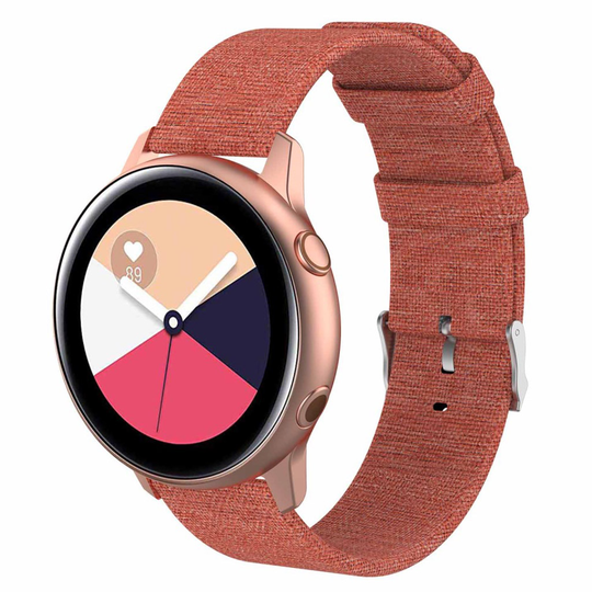 Samsung Galaxy Watch Active metal buckle watchband - Orange
