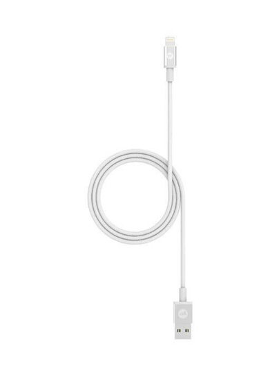Lightning charge & sync -kaapeli usb-a -liitännällä (valkoinen, 1m)