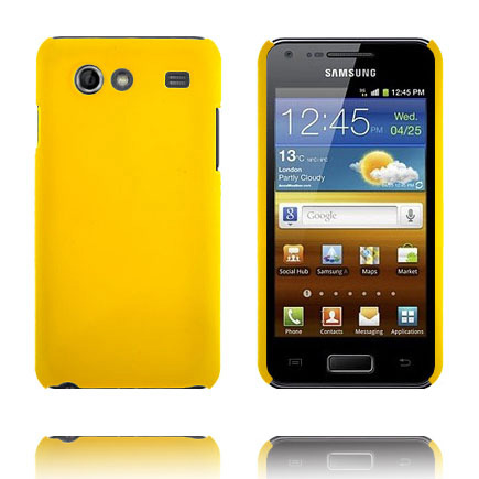 Hard Shell (Keltainen) Samsung Galaxy S Advance Suojakuori