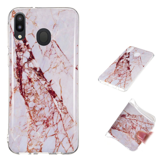 Marble Samsung Galaxy M20 kuoret - Luumu Marmori