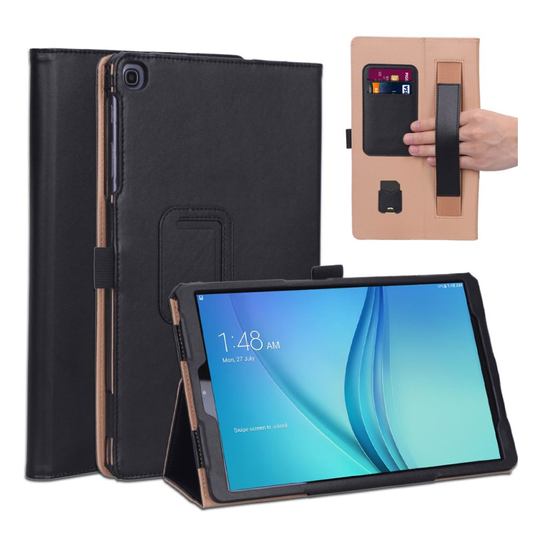 Samsung Galaxy Tab A 10.1 (2019) simple leather case - Black
