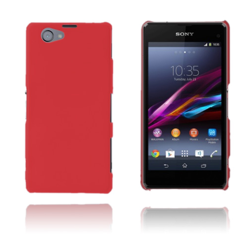 Hard Shell (Punainen) Sony Xperia Z1 Compact Kotelo