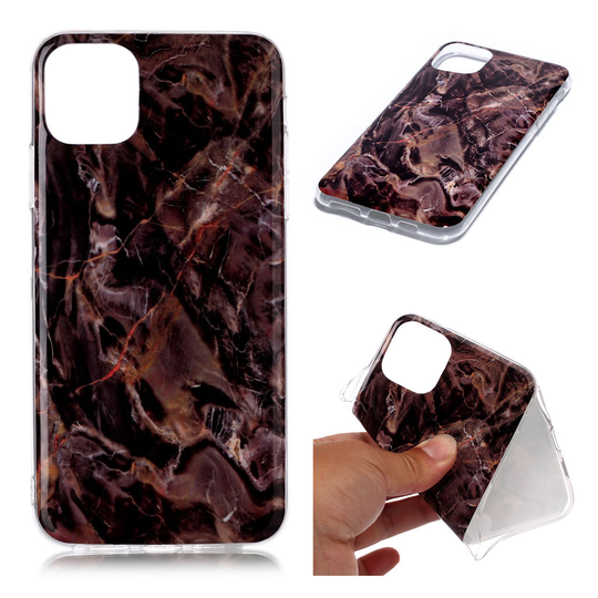 Marble iPhone 11 Pro Max kuoret - Ruskea marmori