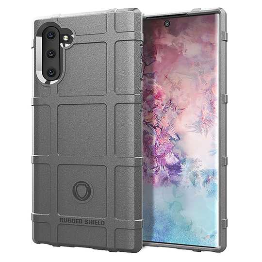Rugged Shield Samsung Galaxy Note 10 kuoret - Harmaa