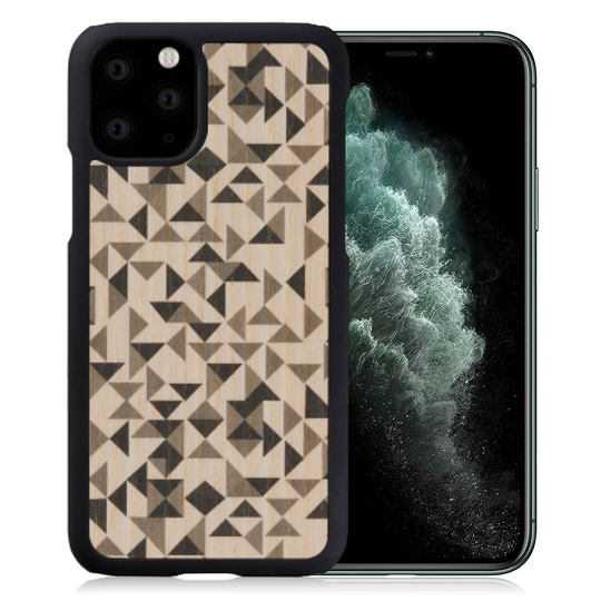 Man&Wood premium case for iPhone 11 Pro Max - Mono Triangle