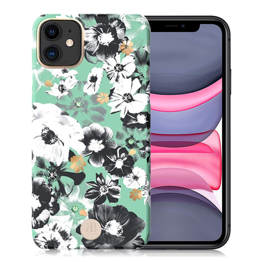 Kingxbar iPhone 11 Blossom Swarovski Case - Daisy