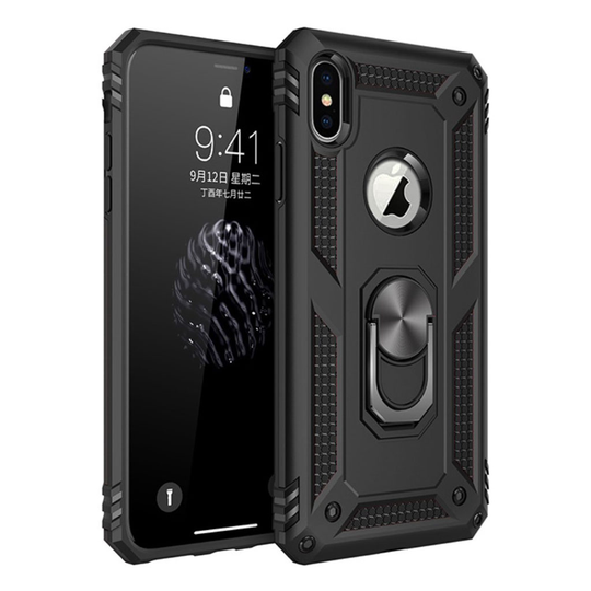 Bofink Combat iPhone XS kuoret - Musta