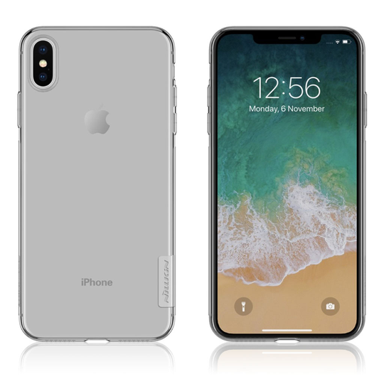 iPhone 9 Plus NILLKIN Luonto 0.6mm Pehmeä Muovinen Takasuoja Kuori - Harmaa