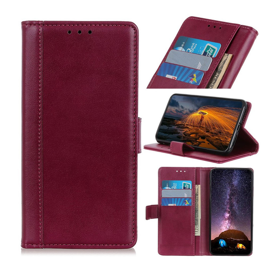 Samsung Galaxy S10 wallet leather case - Red