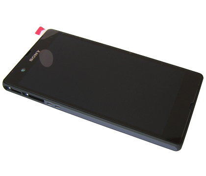 Etupaneeli + LCD ja Kosketuspaneeli Sony C6602/ C6603/ C6606/ C6616 Xperia Z - musta