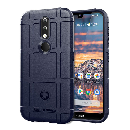 Nokia 4.2 anti-shock square case - Blue