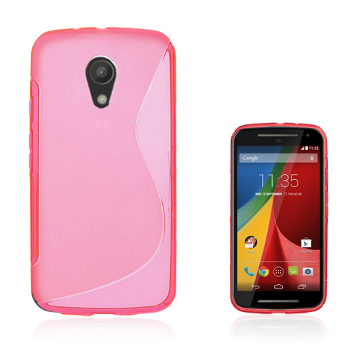 Lagerlöf (Kuuma Pinkki) Motorola Moto G2 Suojakuori