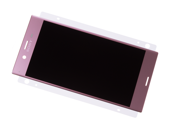 Kosketuspaneeli ja LCD ilman runkoa Sony Xperia XZ / F8331 / XZ Dual SIM / F8332 - Pinkki